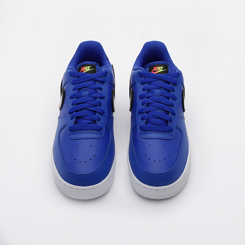 мужские синие кроссовки Nike Air Force 1 `07 LV8 3 CI0064-400 - цена, описание, фото 3